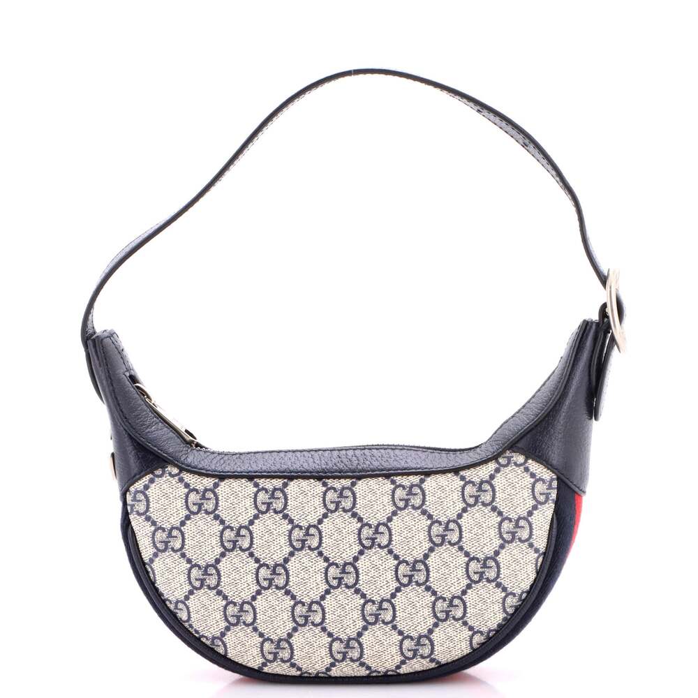 Gucci Ophidia Half Moon Bag Gg Coated #278731G13B